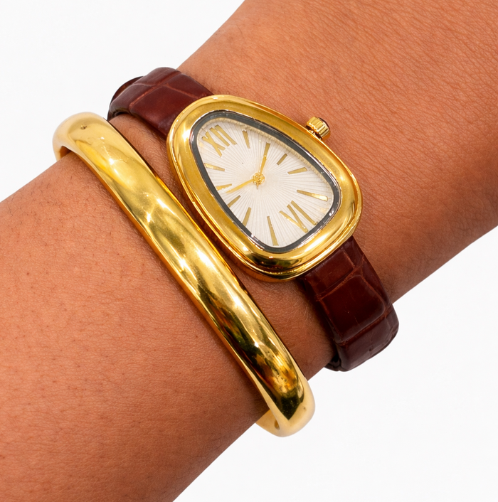 The Heiress Watch & Bangle Set
