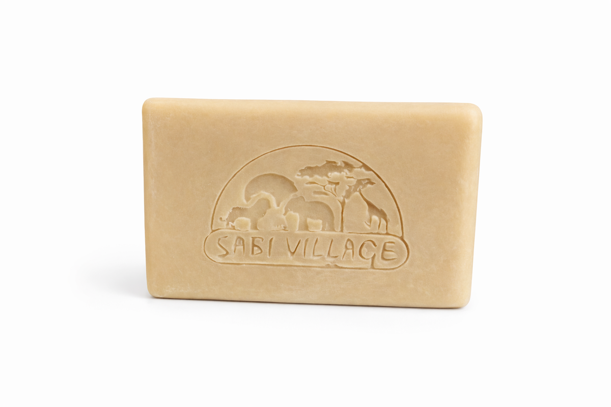 turmeric soap — infused with cocoa butter and moringa oil
