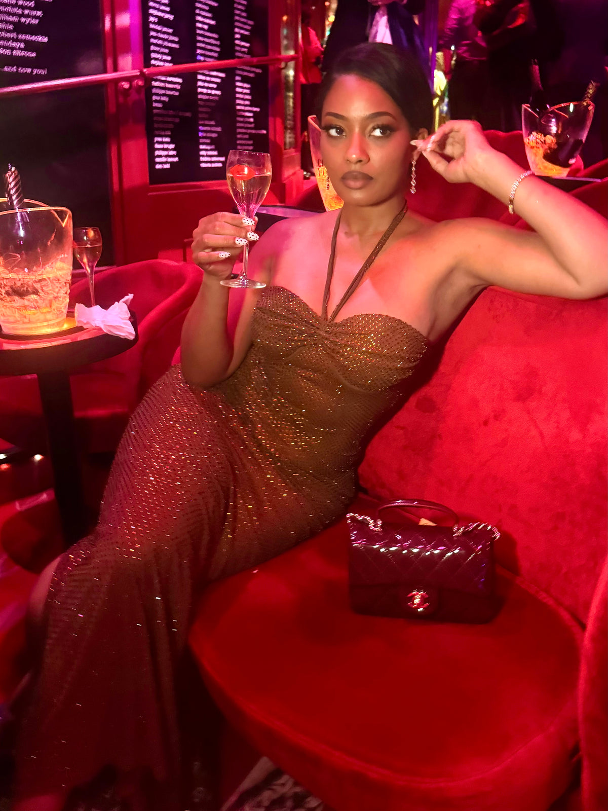 bronze trophy wife dress