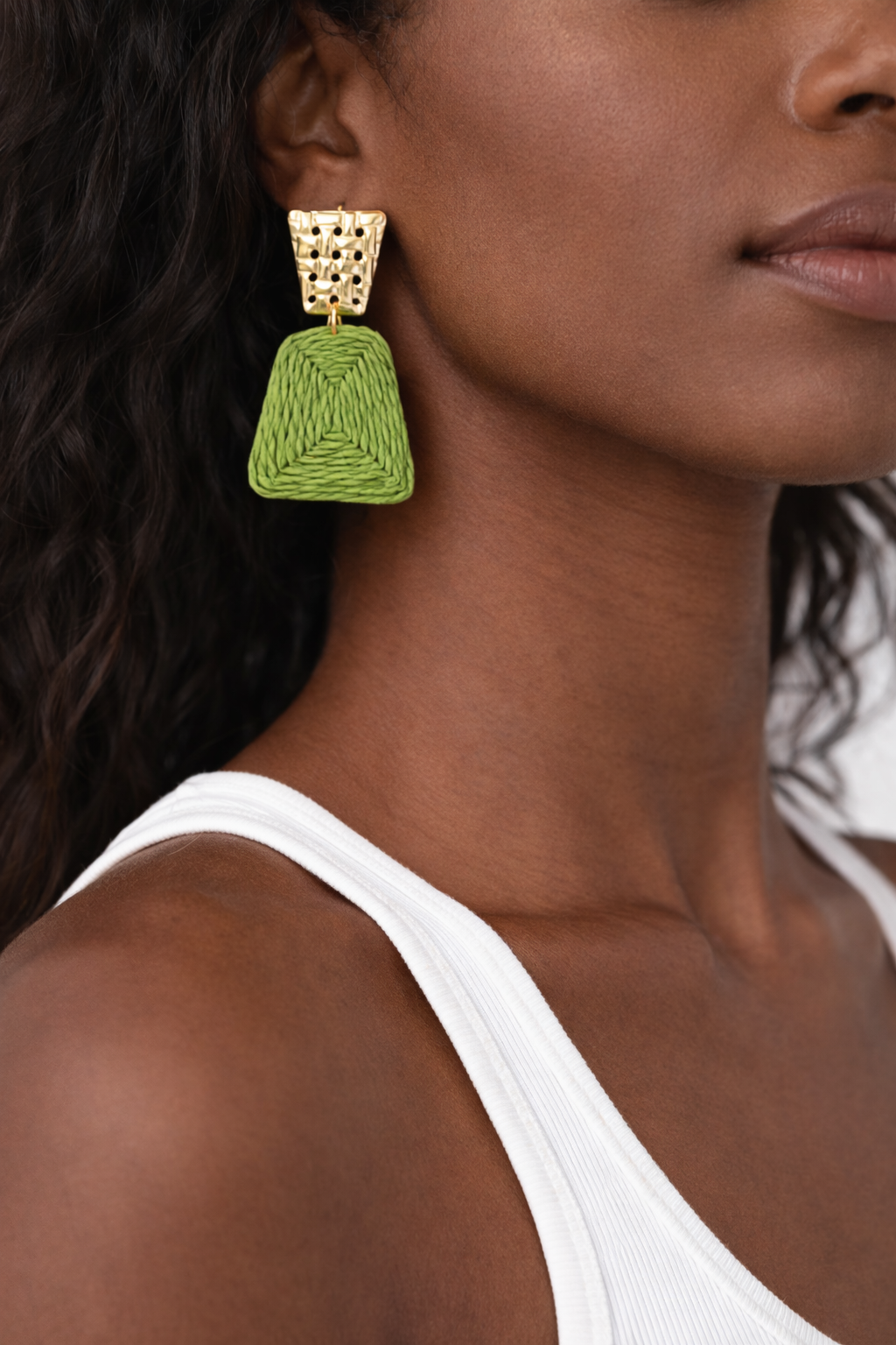 the palm earrings