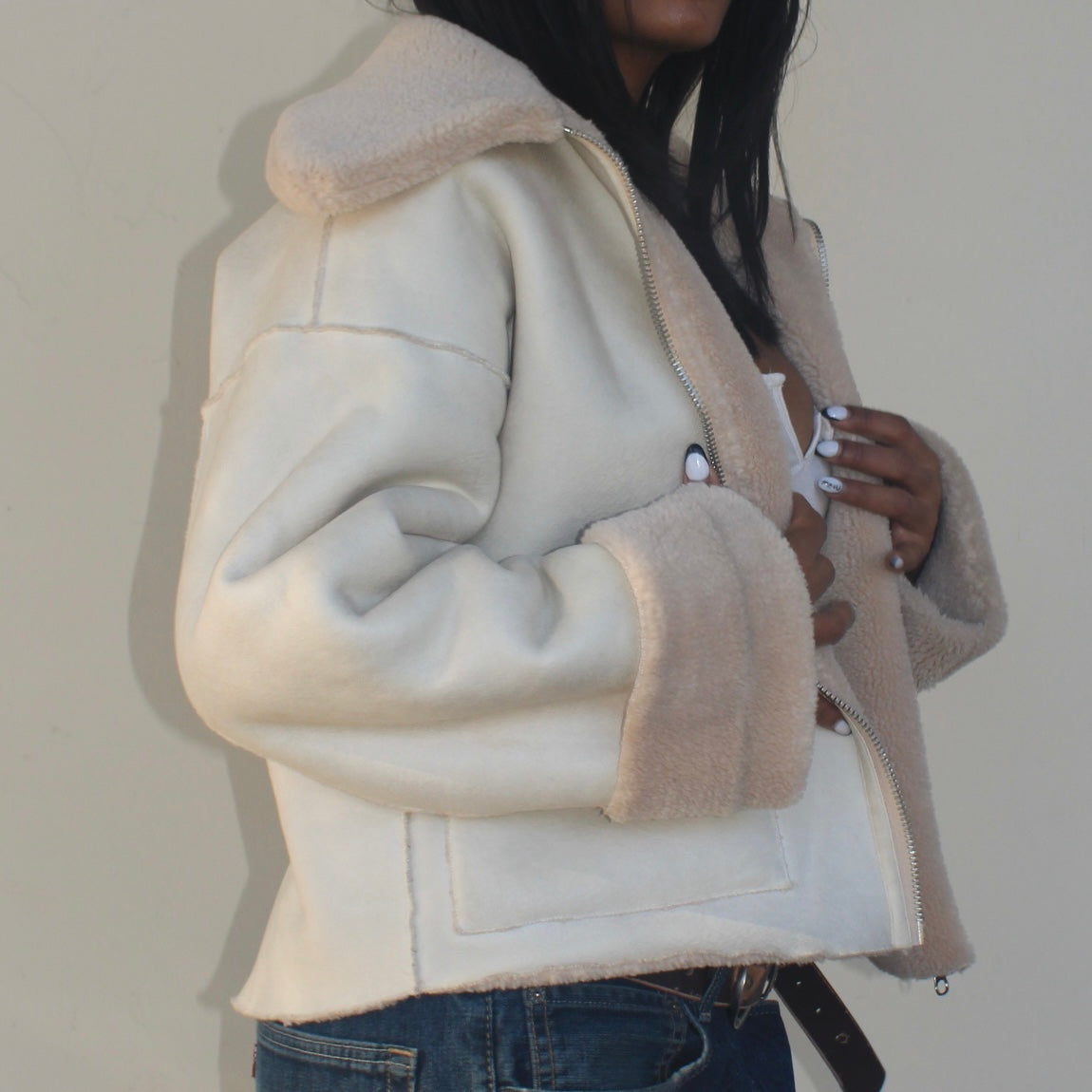 aspen shearling — reversible