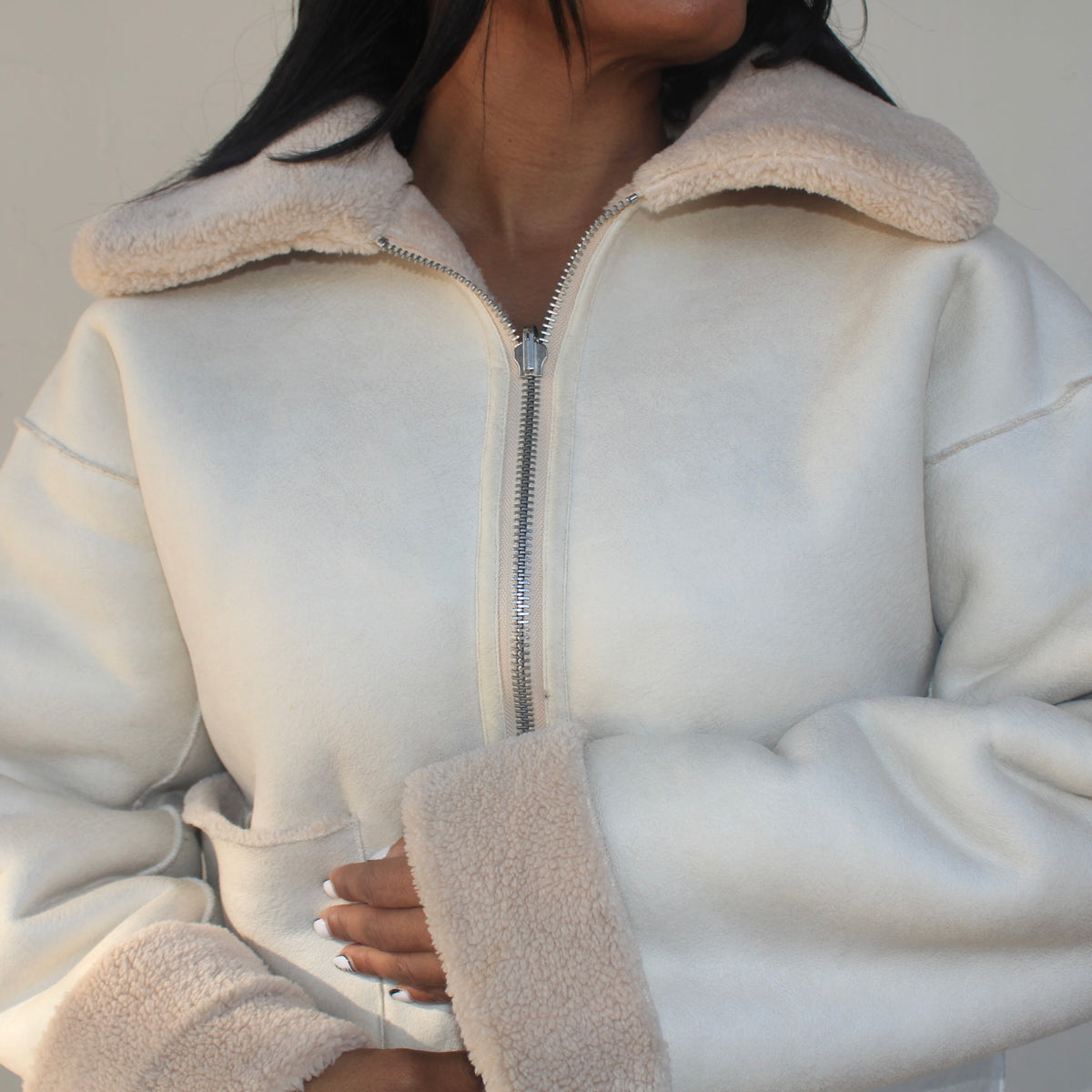 aspen shearling — reversible