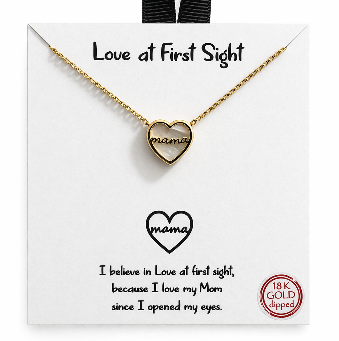 mama heart pendant necklace