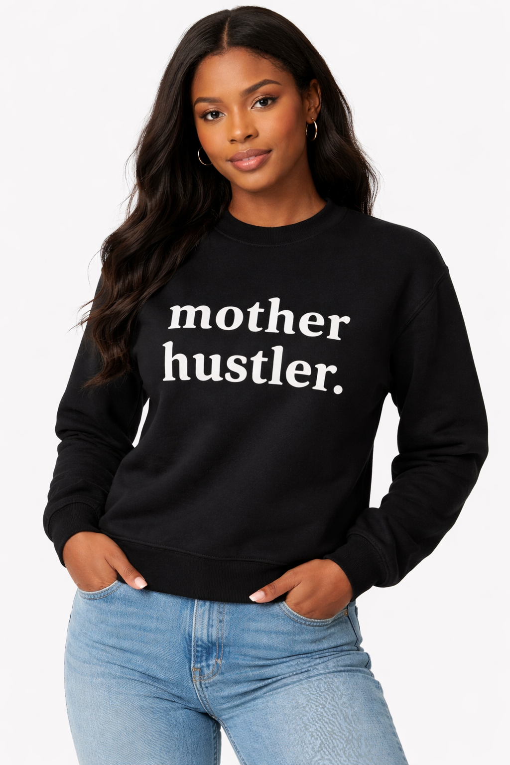 mother hustler crewneck