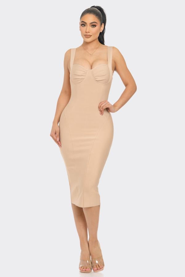 No Nudes Bodycon Dress