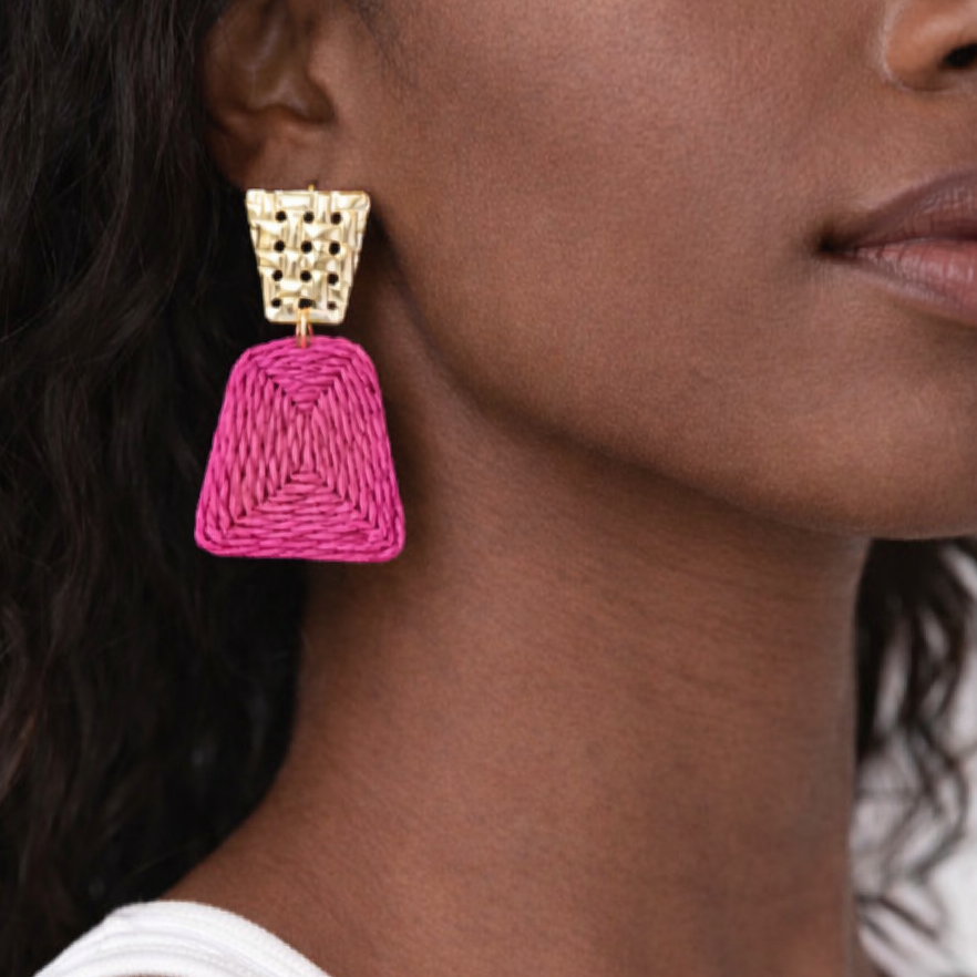 the palm earrings