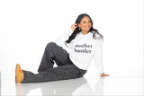 White Mother Hustler Lounge Crewneck