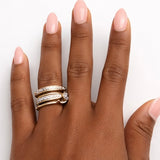 The Cork Stack Ring (Size 7)