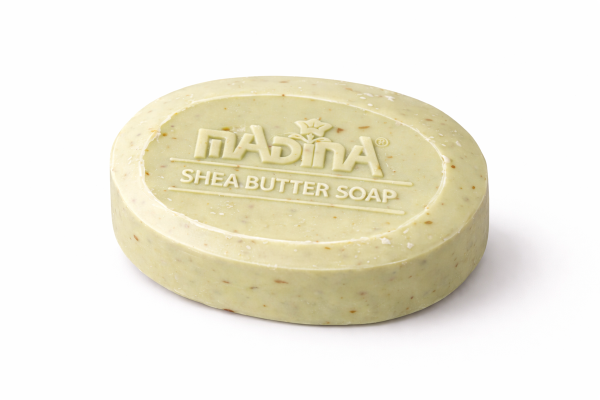 black soap — shea butter and aloe vera